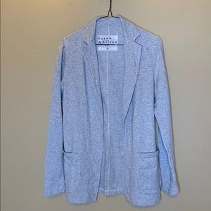 Frank & Eileen Light Gray Sweatshirt Blazer